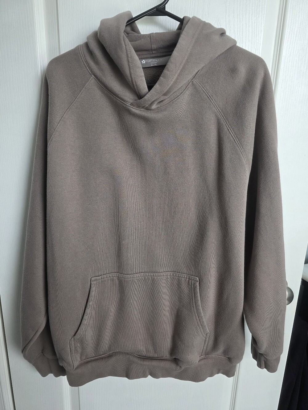 Tuff Athletics Oversized Taupe Hoodie